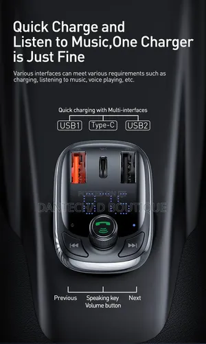 Baseus Car Charger Fm Transmitter