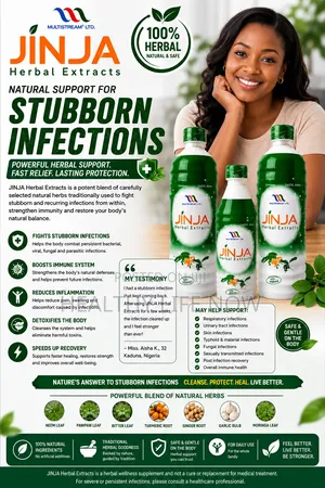 Jinja Help the Body Combat Persistence Infection, Bacteria Etc.
