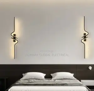 Modern Minimalist Strip Led Bedside / Tv Console Decor Wall Light