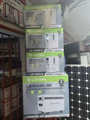3000w Lutian Solar Generator With 3kwh Lithium Battery Inbuilt