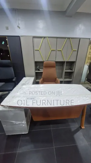 Premium Executive Office Desk Set With Side Cabinet (Brand New)
