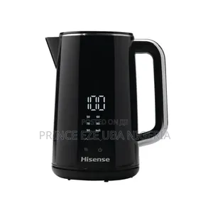 Hisense Kettle 1.7l Black Digital 2200w