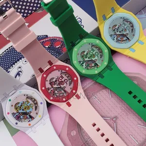 Reversible Luxury Rubber Strap Wristwatch Unisex Automatic Design