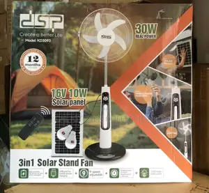 DSP 18 Inches 3in1 Rechargeable Solar Fan