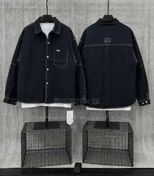 Unique Jeans Shirt Available in White and Black
