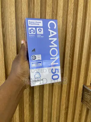 New Tecno Camon 50 256 GB Black