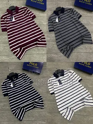 High Quality Polo Ralph Lauren Stripe Small Crest T-Shirts