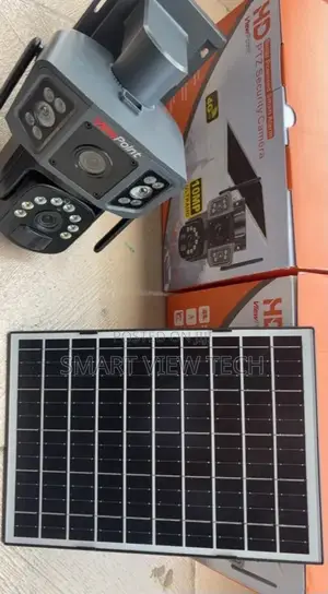 Dual Lens 4g Solar CCTV Camera – Wireless Outdoor PTZ Security Camera