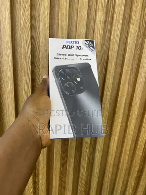 New Tecno Pop 10C 64 GB Black