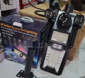 Automatic Triple Lens Solar Street Light With Camera