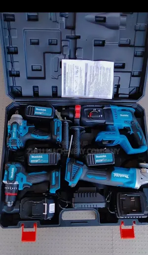 4 in One Drilling Hammering Impact Wrench and Angle Grinder
