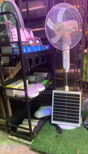 16 Inches Rechargeable Solar Fan