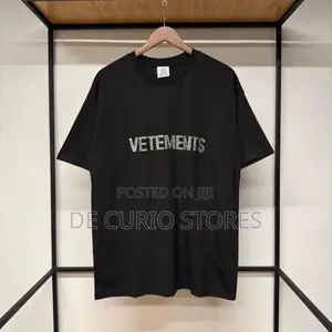 Vetements Rhinestone Logo T-Shirts
