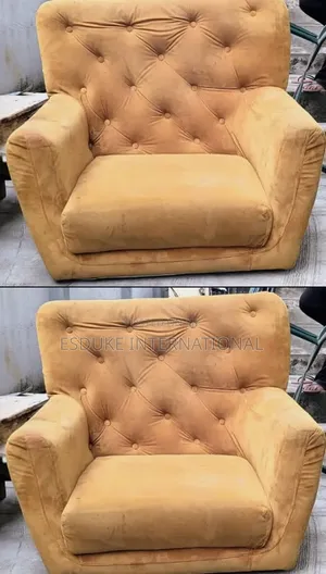 Yellow  Armrest Chair for Room or Office