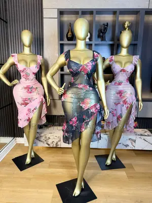 Floral Ruffle Dress/ Lingerie