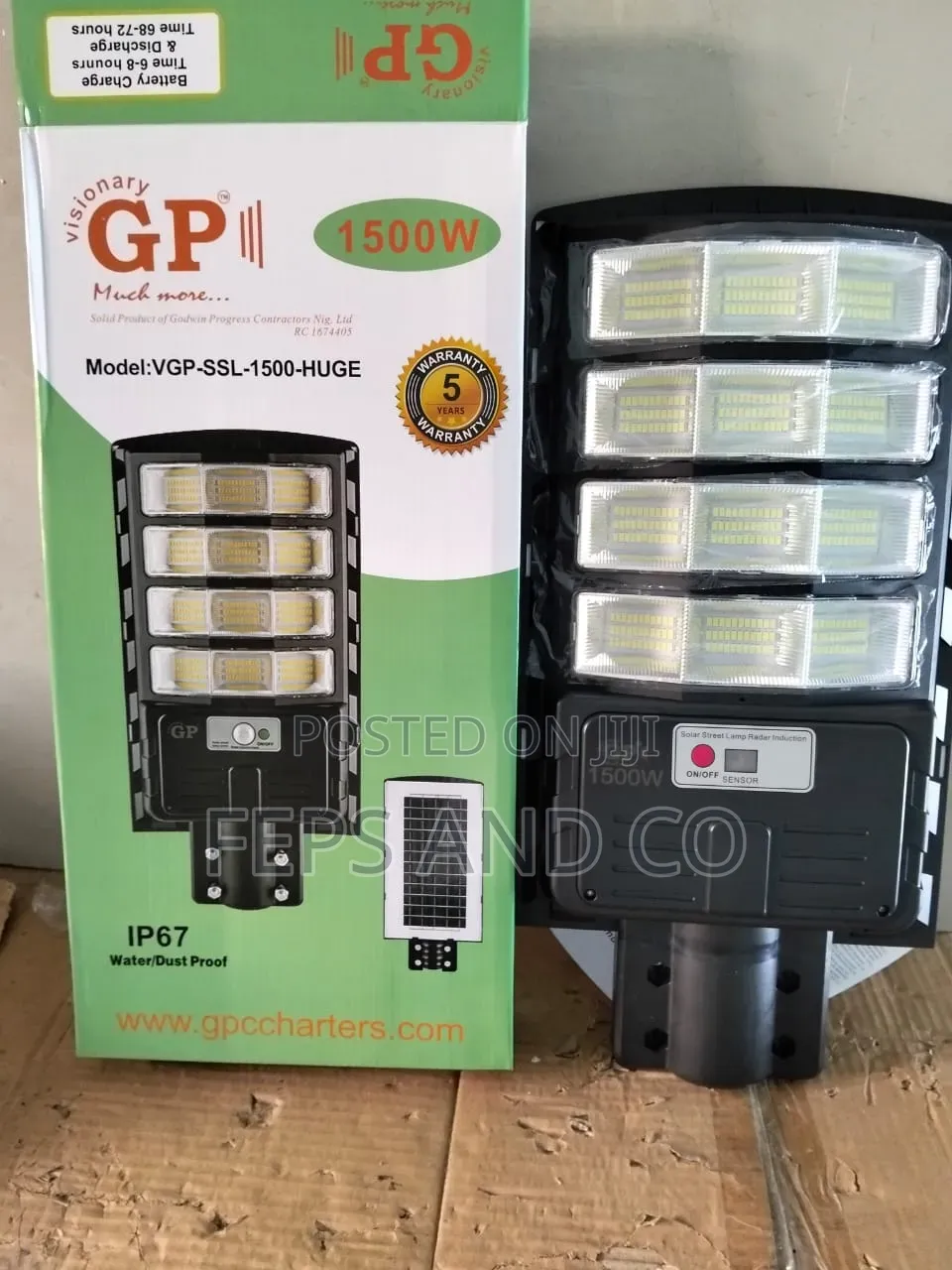 Gp Street Solar Lamp