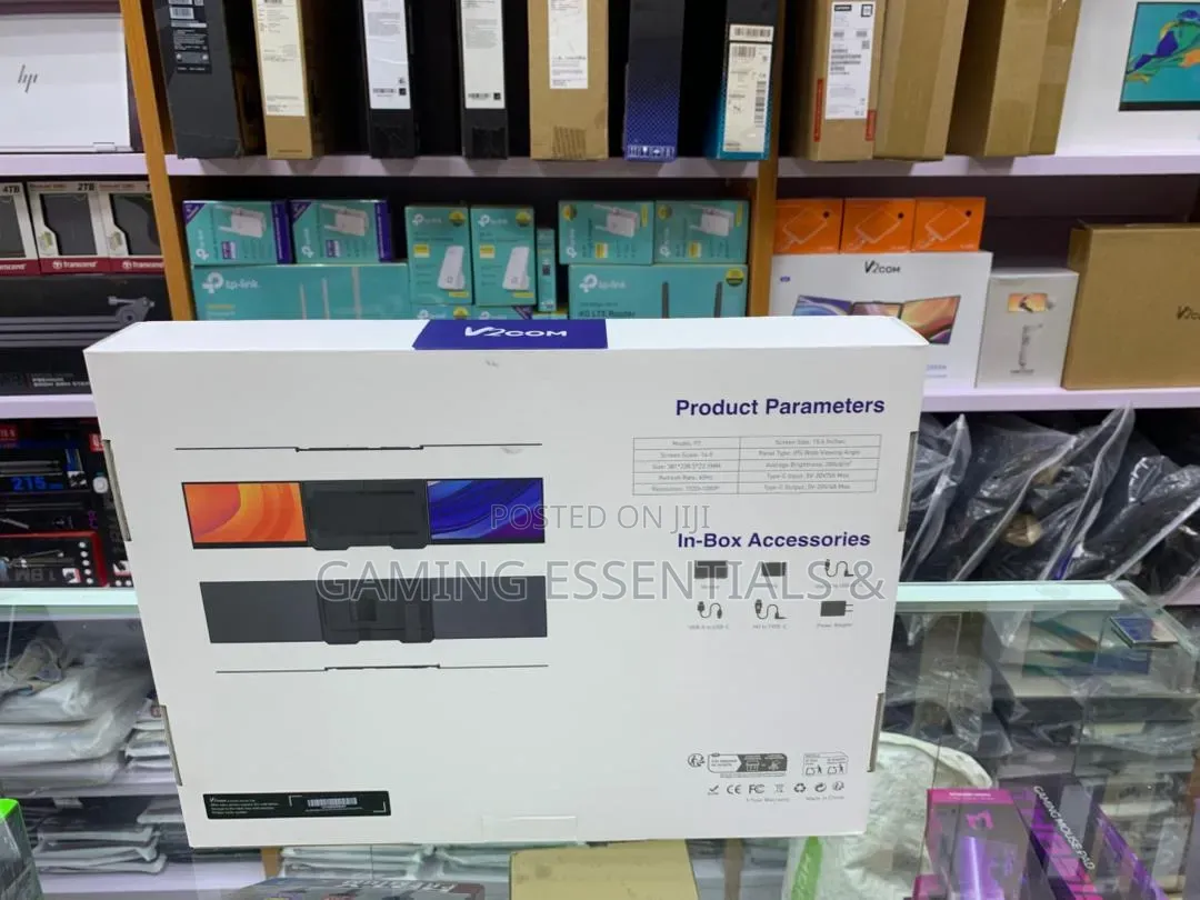 V2com P7 15.6" Triple Screen Laptop Extender Ips Displays