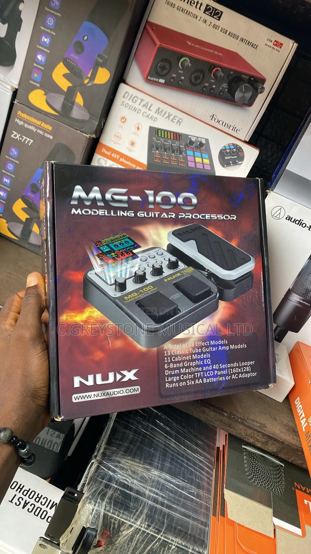 Guitar Processor Effects Pedal Mg-100