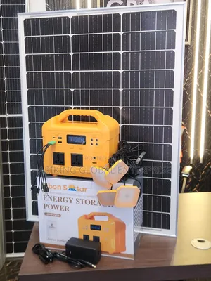 Portable Solar Generator Kit for Home, Shop Outdoor Use