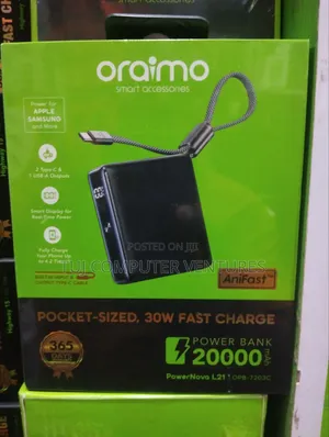 Oraimo 20000mah 30w Pocket Sized