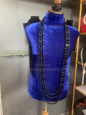 Men Black Beads