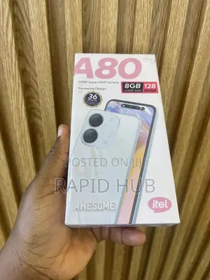 New Itel A80 128 GB Black
