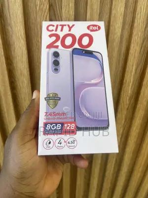 New Itel City 200 128 GB Black