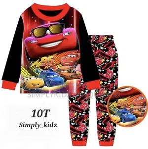 Lightning McQueen Cartoon Character Pyjamas -10t