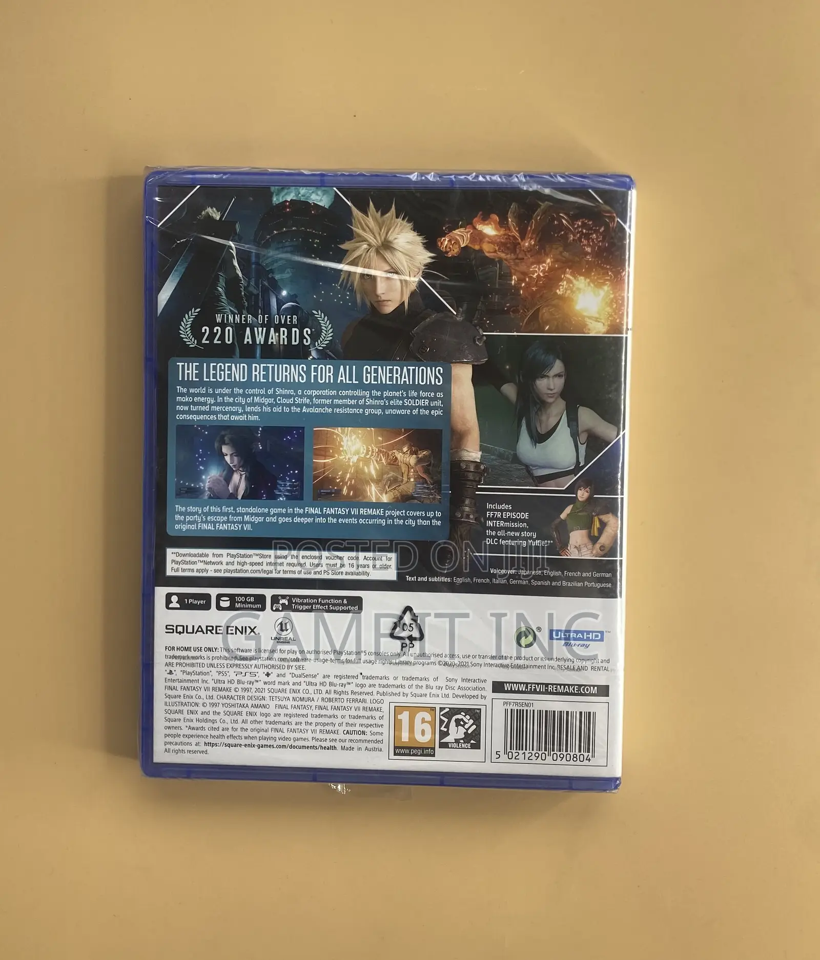 Ps5 Final Fantasy Vii Remake Intergrade