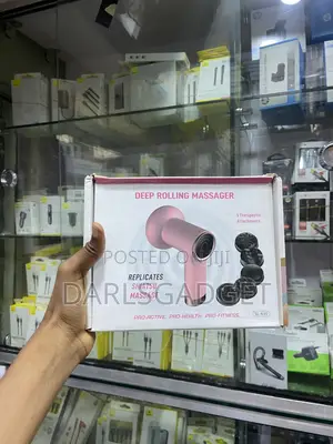 Portable Deep Tissue Massage Gun With 5 Heads For Muscle Recovery