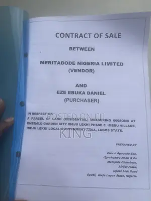 A Plot of Land for Sale (600sqm)