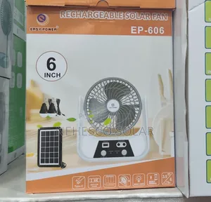 Solar Rechargeable Table Fan