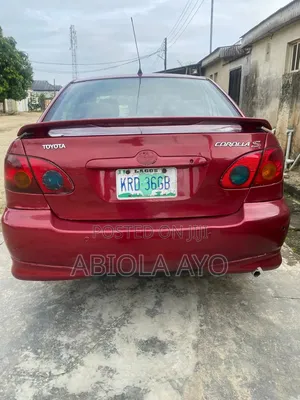 Toyota Corolla 2003 Red
