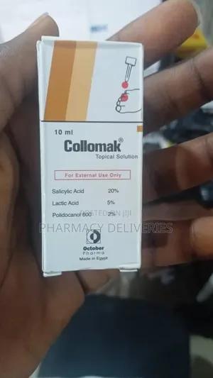 Collomak Topical Solution 10ml – Effective Wart, Corn Callus Remover