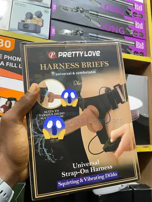 Pretty Love Universal Strap-on Harness With Vibrating Dildo