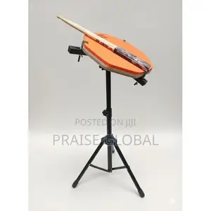 12" Inches Practice Drum Pad With Stand and Sticks