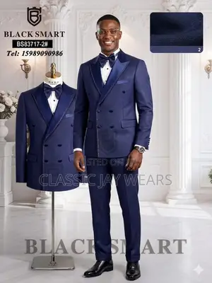 Quality Suit Available in Navy Blue and Black Only