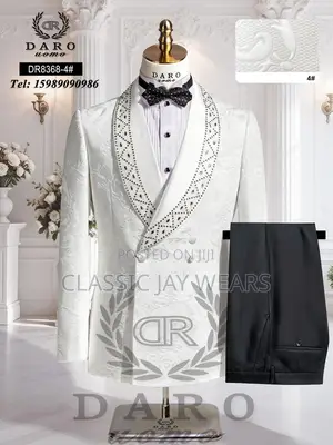 White Wedding Suit Available