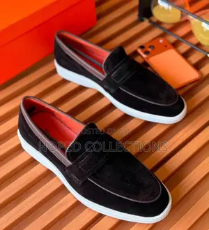 Santoni Suede Loafers