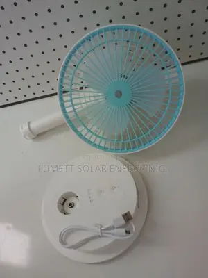 Dp-7627 Solar Rechargeable Fan With Led Light and Solar Panel Sales