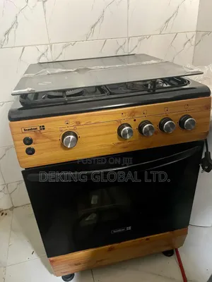 Scanfrost Gas Cooker 60×60cm Ck6312ng (3 Gas Burner + 1 Elec Hotplate)