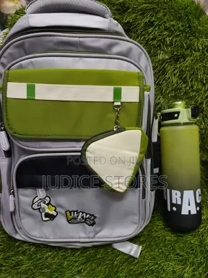 Children School Bags With Water Bottle