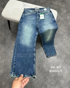 DNZ Straight Baggy Denim Jeans