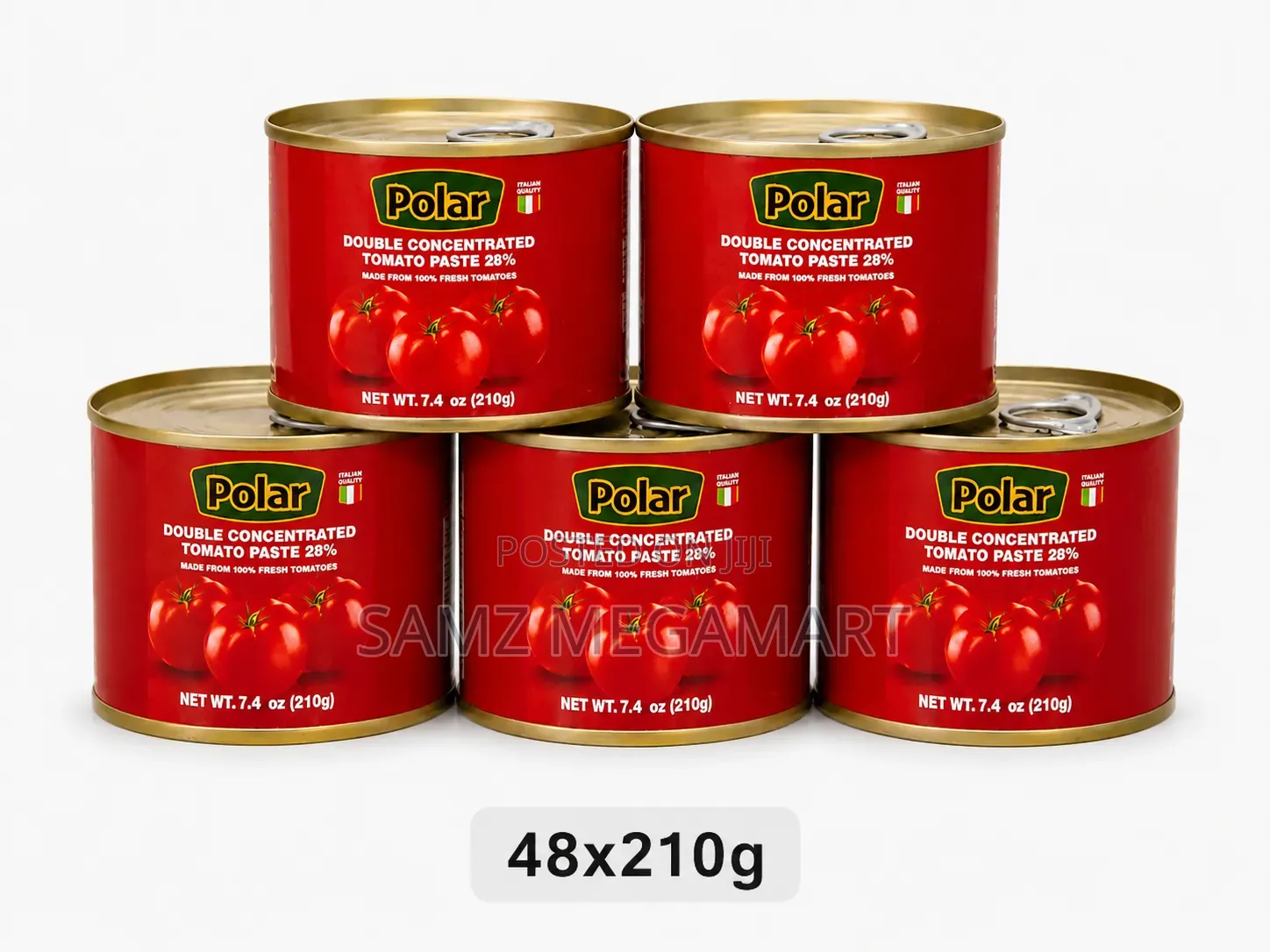 Polar Double Concentrated Tomato Paste 48x210g