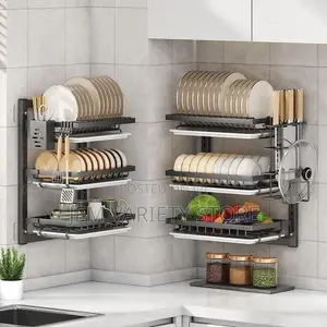 3 Layer Wall Mounted Plate Rack