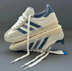 Quality Original Adidas Gazzelle Unisex Sneakers Cream White