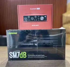 Shure Sm7db Mic and Scarlett 2i2 Soundcard