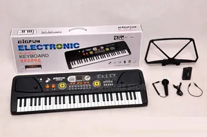 Big Fun Electronic Keyboard With Stand and Mic