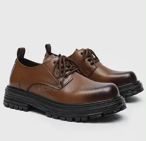 Luxury Men Derby Leather Shoe
