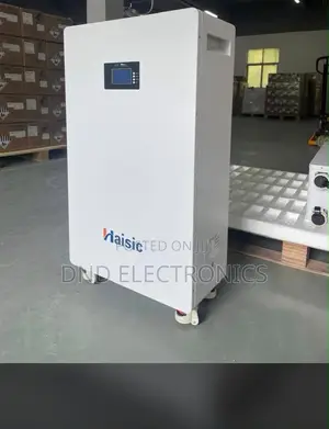 Haisic 48v Lithium Battery - Lifepo4 Powerwall With LCD + Wheels